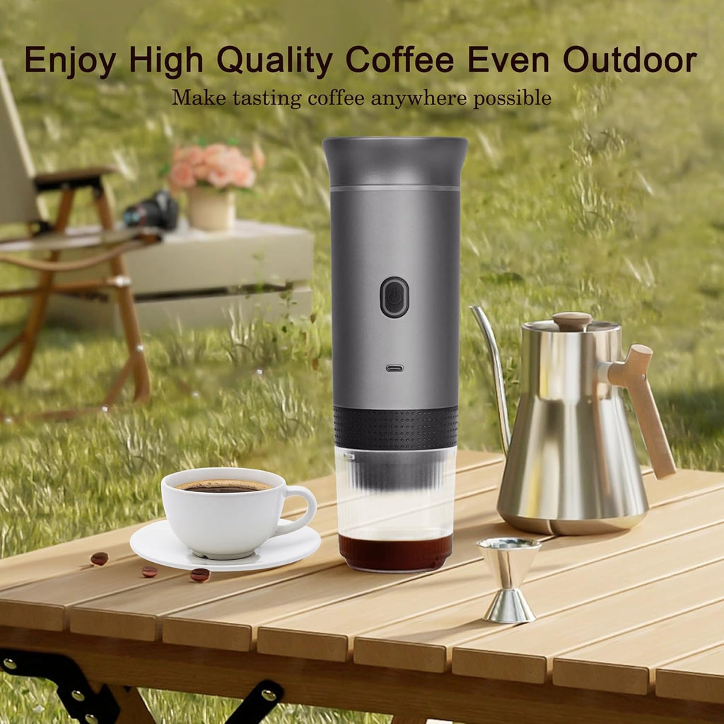 Portable Espresso Machine, Mini Espresso Maker, Self Heating Coffee Maker Compa