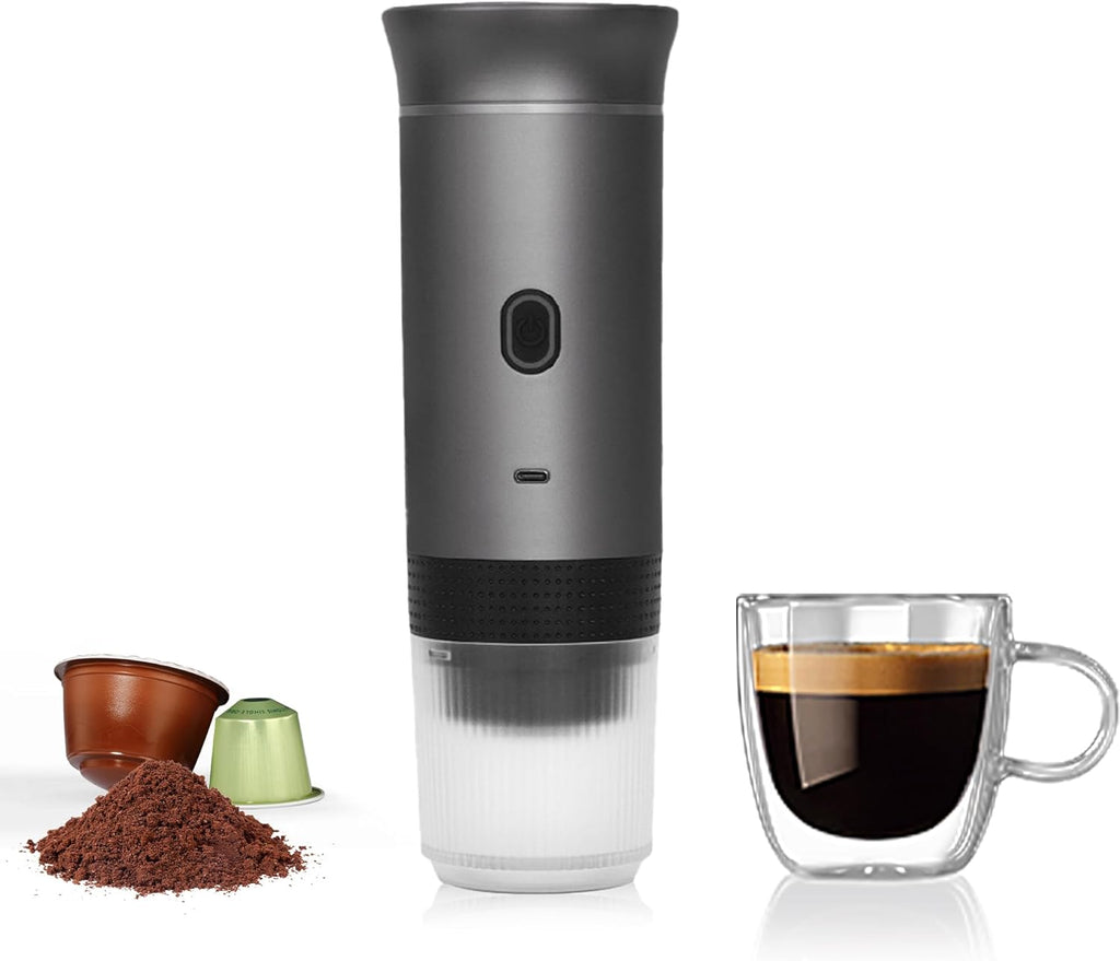 Portable Espresso Machine, Mini Espresso Maker, Self Heating Coffee Maker Compa